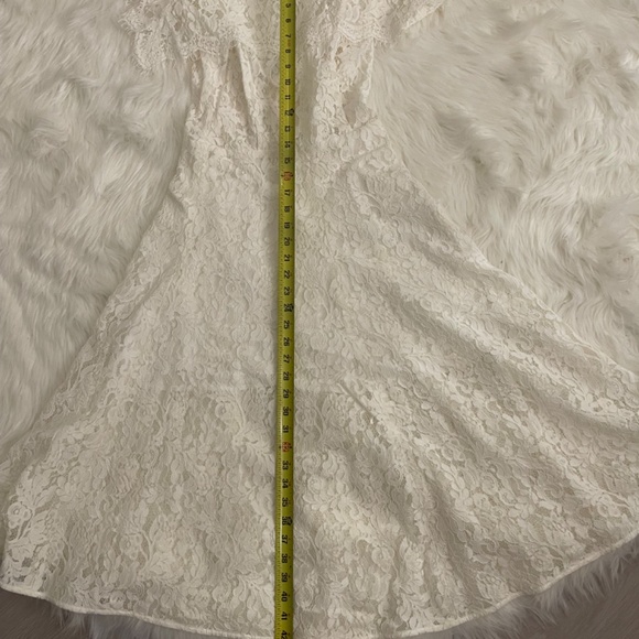 NWOT Lane JT white lace midi dress Self-portait style - Picture 6 of 6